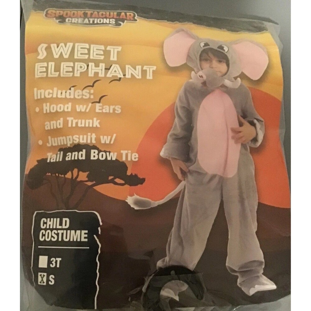SWEET ELEPHANT Costume CHILD SMALL Halloween Spooktacular Creations NIP